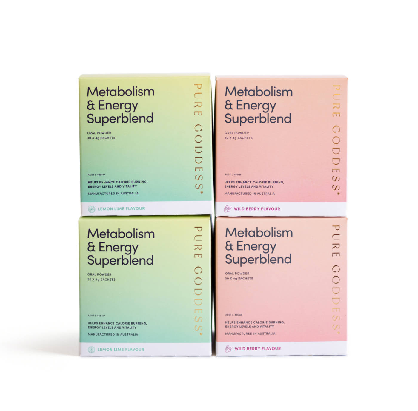 4 boxes of metabolism and energy superblend to help with weight loss, energy production and sugar cravings