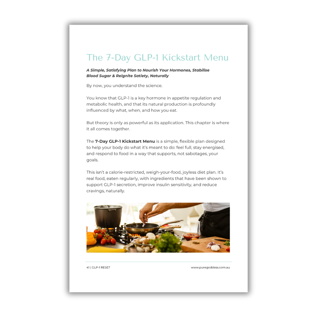 Learn how the GLP-1 7 Day diet can help you lose weight and balance blood sugars