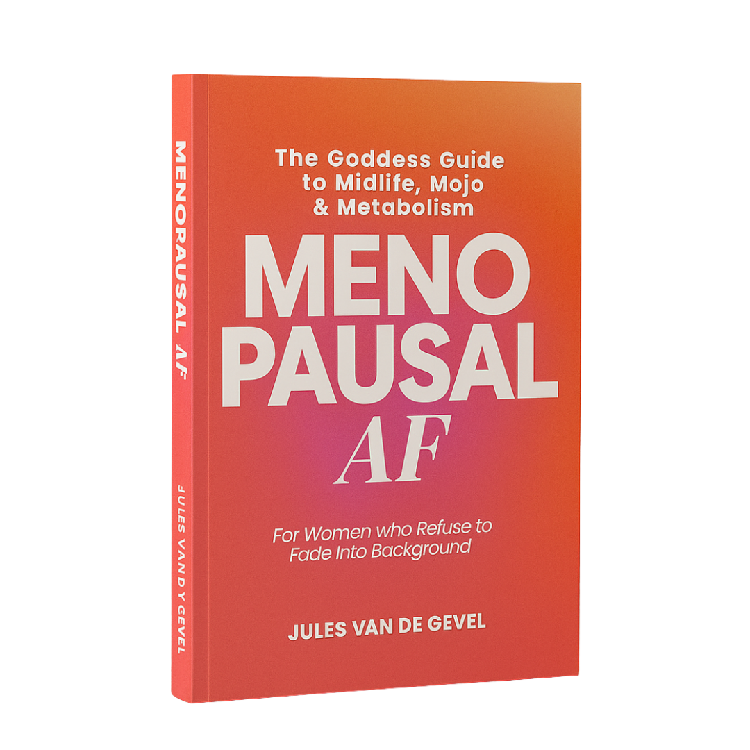 Menopausal AF paperback book self help book for women in perimenopause and menopause
